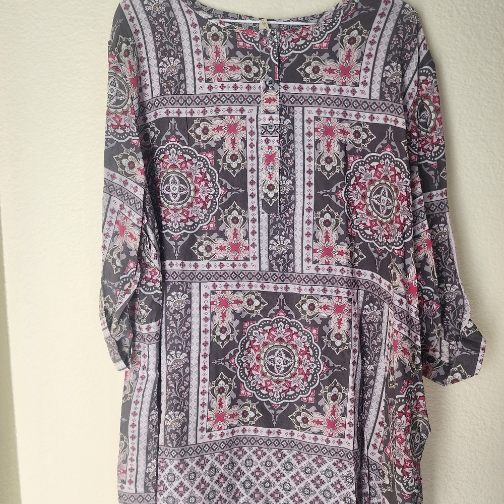 NWT Roper Western/Boho Style Pullover Dress